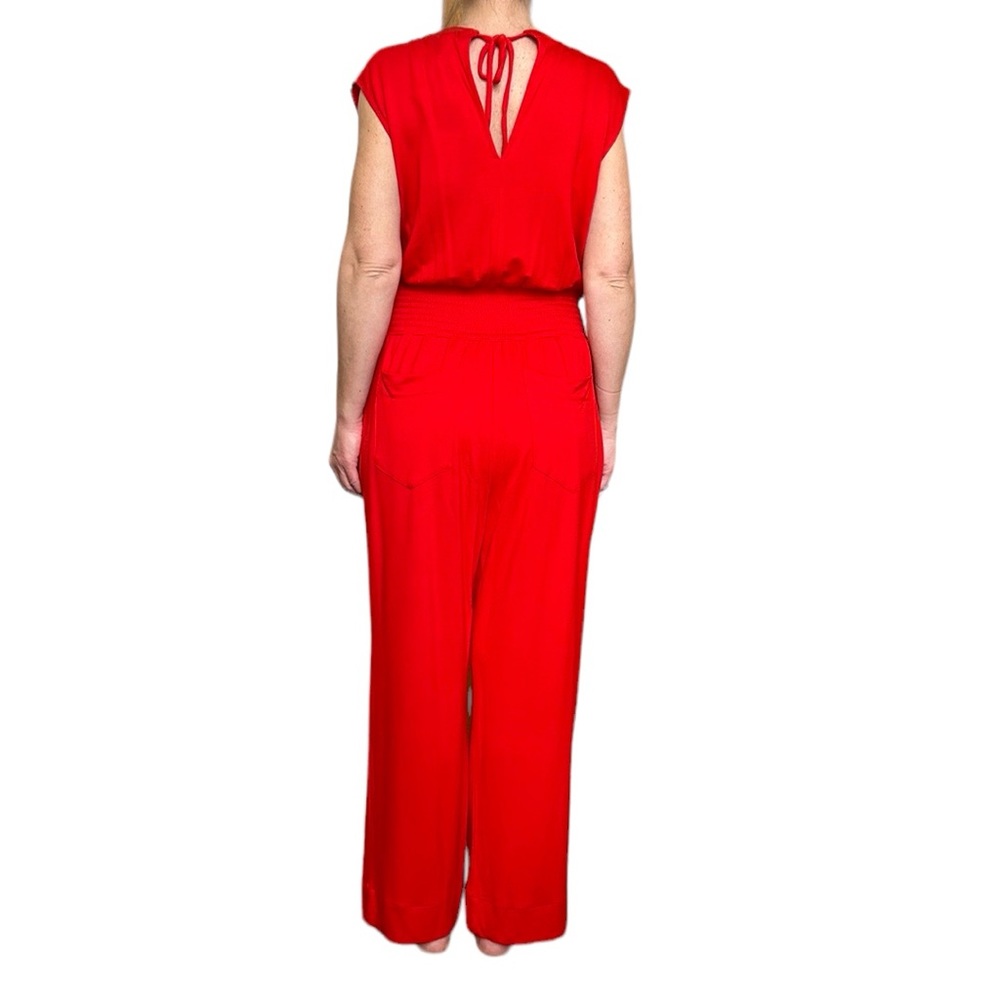 NWT Cabi Uptown Jumpsuit‎ Ankle in Vermilion Red M - Picture 8 of 17